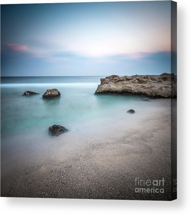 Africa Acrylic Print featuring the photograph Calm Red Sea 1x1 by Hannes Cmarits