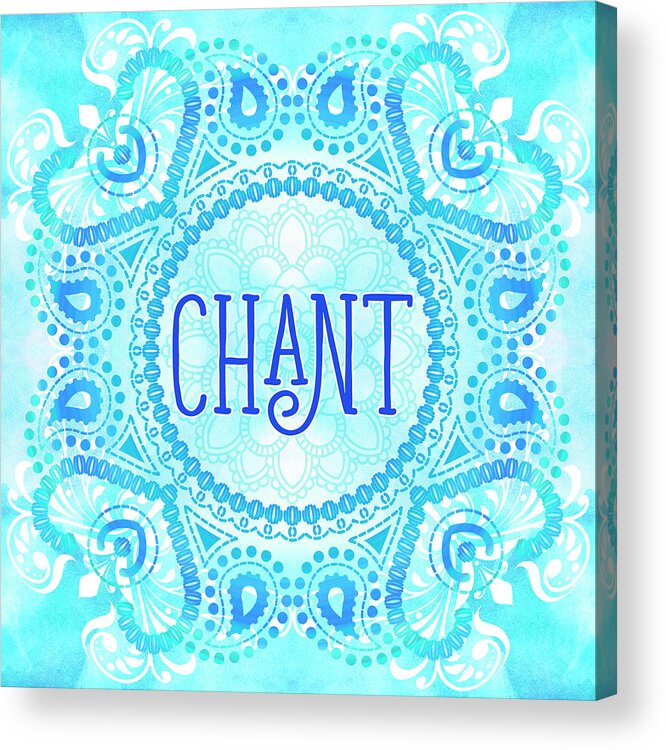 Chant Acrylic Print featuring the digital art Chant by Tammy Wetzel