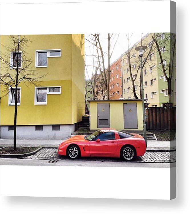 Igerberlin Acrylic Print featuring the photograph Chevrolet Corvette

#berlin by Berlinspotting BrlnSpttng