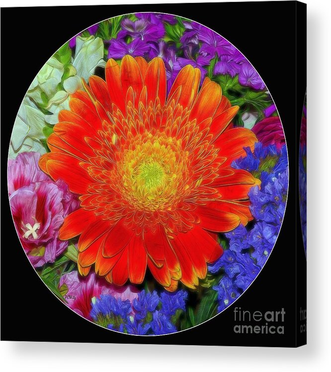 Circle Of Color Acrylic Print featuring the photograph Circle of Color by Patrick Witz