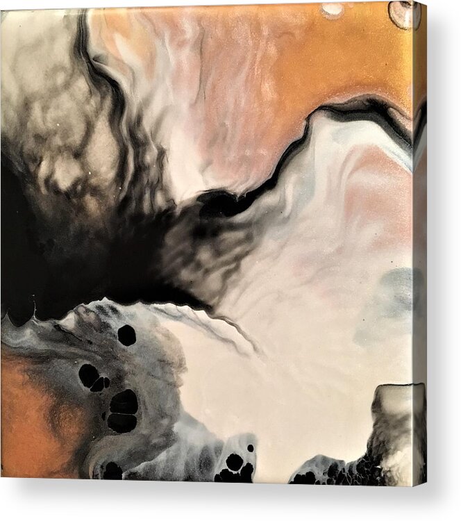 Abstract Acrylic Print featuring the painting Classic by Soraya Silvestri