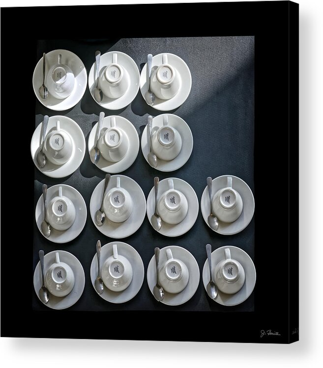 Cups Acrylic Print featuring the photograph Coffee Time No. 2 by Joe Bonita