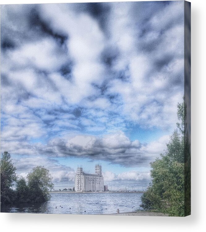 Clouds Acrylic Print featuring the photograph Collingwood Cloudy Day by Andrea Kollo