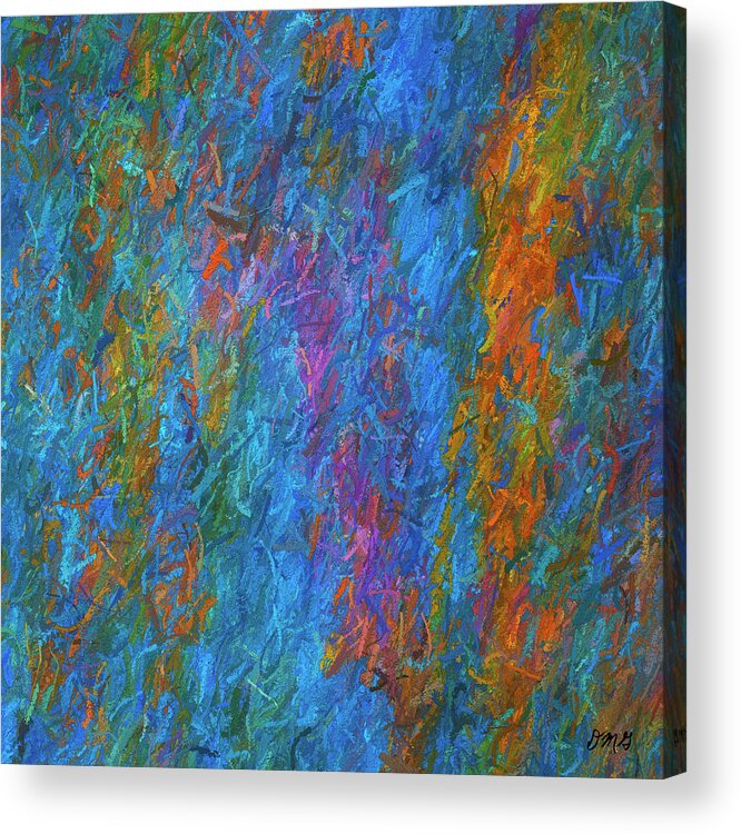 Texture Acrylic Print featuring the digital art Color Abstraction XIV by David Gordon