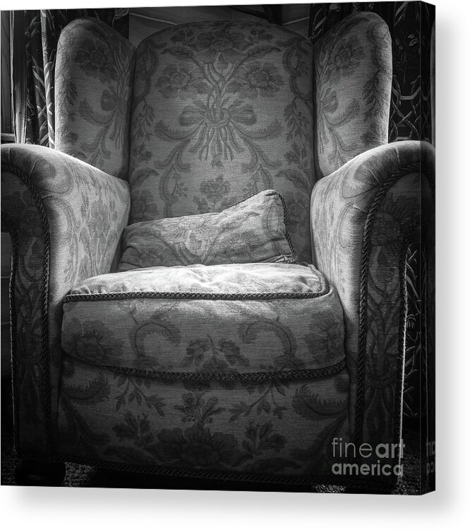 Interior Acrylic Print featuring the photograph Comfy Chair by the Window by Edward Fielding