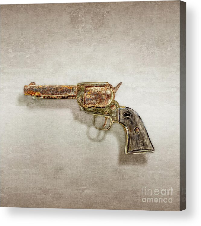 Art Acrylic Print featuring the photograph Corroded Peacemaker by YoPedro