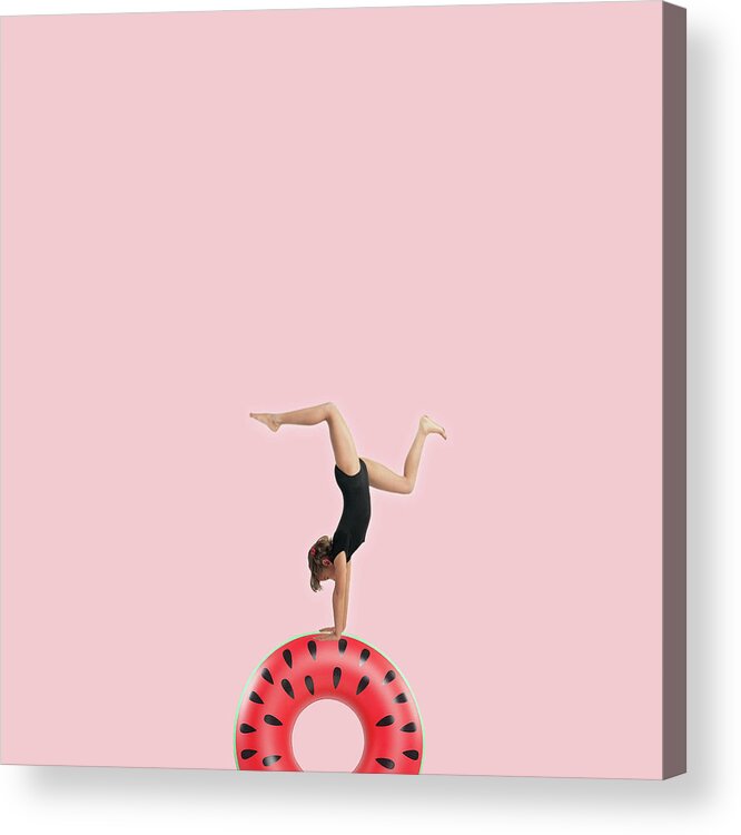 Minimal Acrylic Print featuring the photograph Dancing by Caterina Theoharidou
