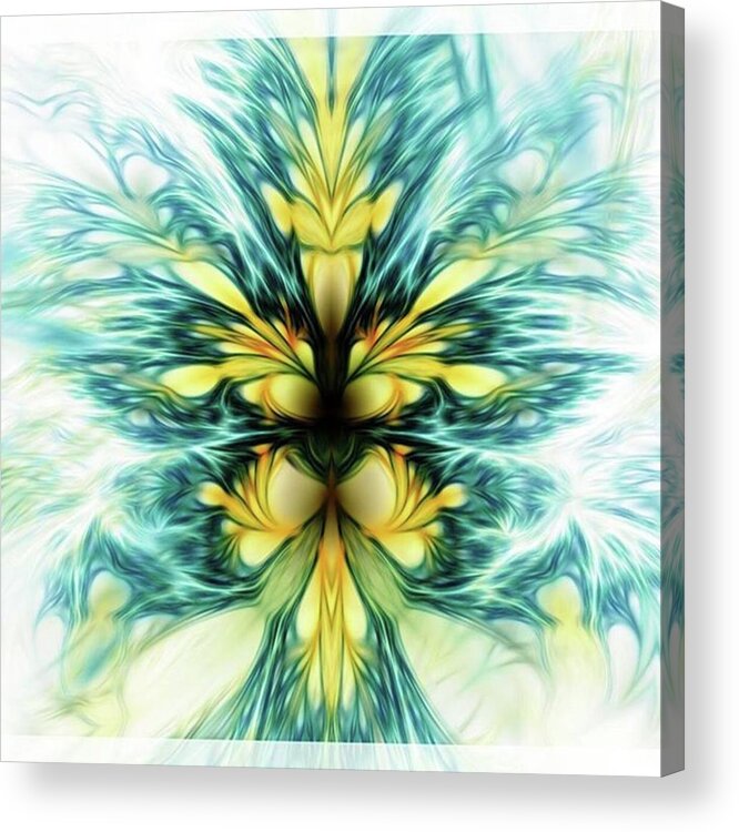 Abstract Acrylic Print featuring the photograph Dayqueen #art #abstract #digitalart by Dx Works