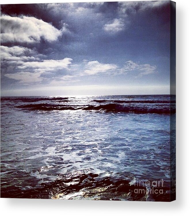 Pacific Ocean Acrylic Print featuring the photograph Del Mar Storm by Denise Railey