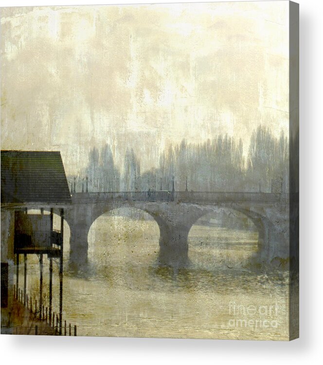 River Acrylic Print featuring the photograph Dissolving Mist by LemonArt Photography