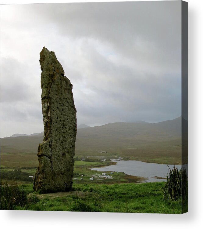 Scotland Acrylic Print featuring the photograph Duirinish Stone by Azthet Photography