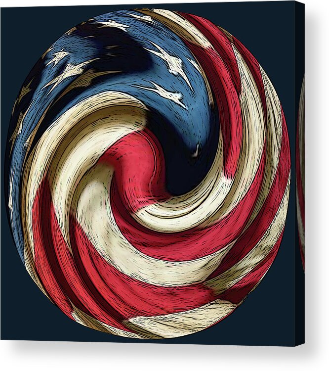 Usa Acrylic Print featuring the photograph Election 2016 by Susan Lafleur