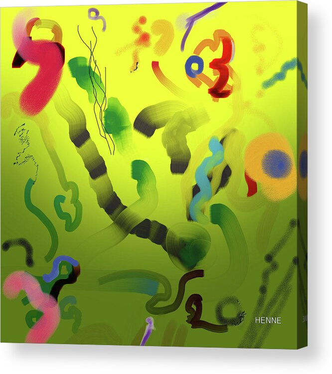 Spring Acrylic Print featuring the painting Emergence by Robert Henne