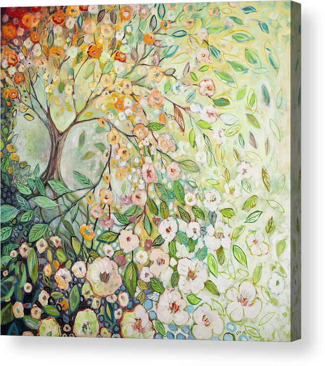 Tree Acrylic Print featuring the painting Enchanted by Jennifer Lommers