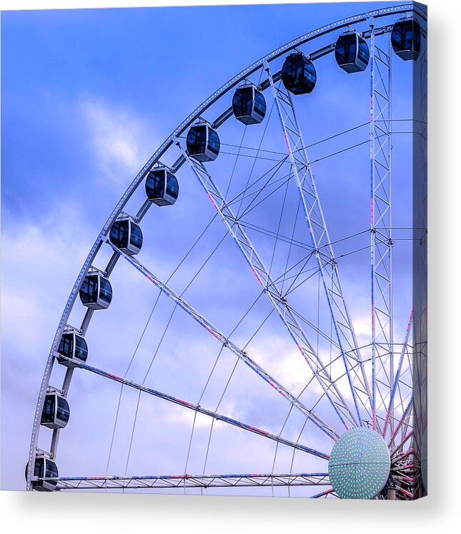 Ferris Wheel Acrylic Print featuring the photograph Ferris Wheel by Cathy Donohoue