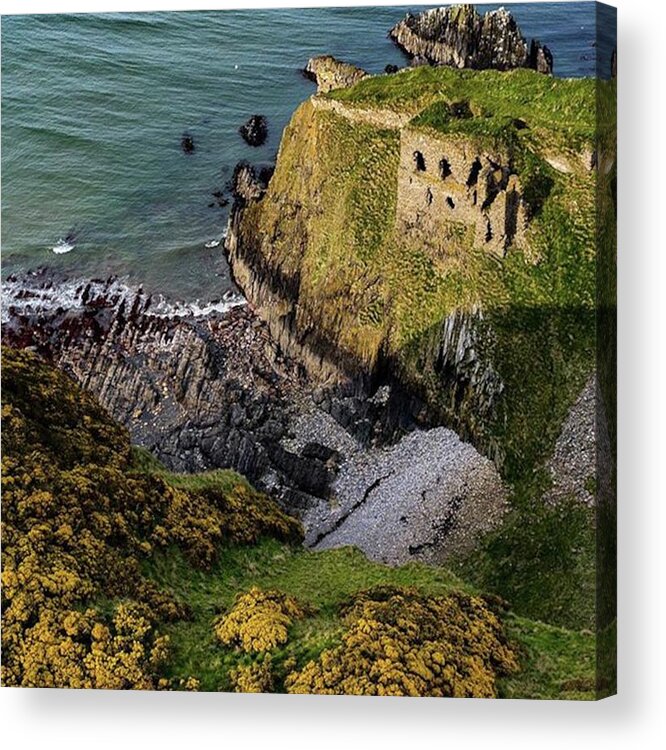 Ruins Acrylic Print featuring the photograph Findlater Castle, A 14th Century Ruin by Eric Adams