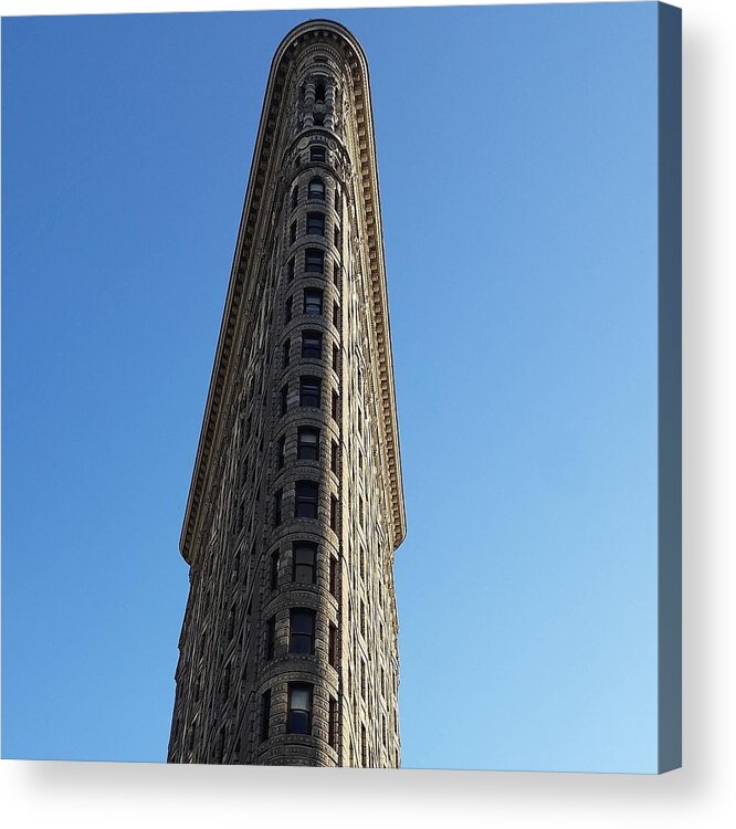 Flatiron Building Acrylic Print featuring the photograph FlatIron Building by Vic Ritchey