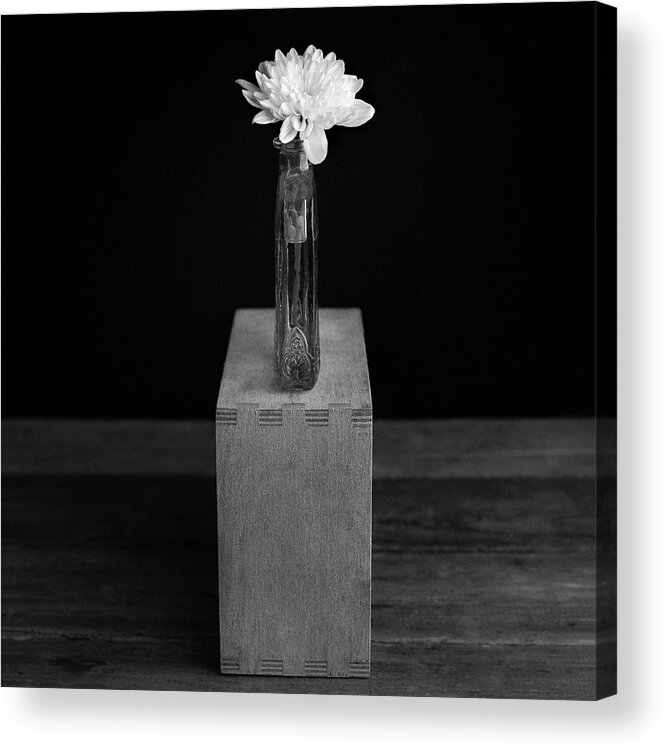 Film Acrylic Print featuring the photograph Flower On A Box by Ian Barber