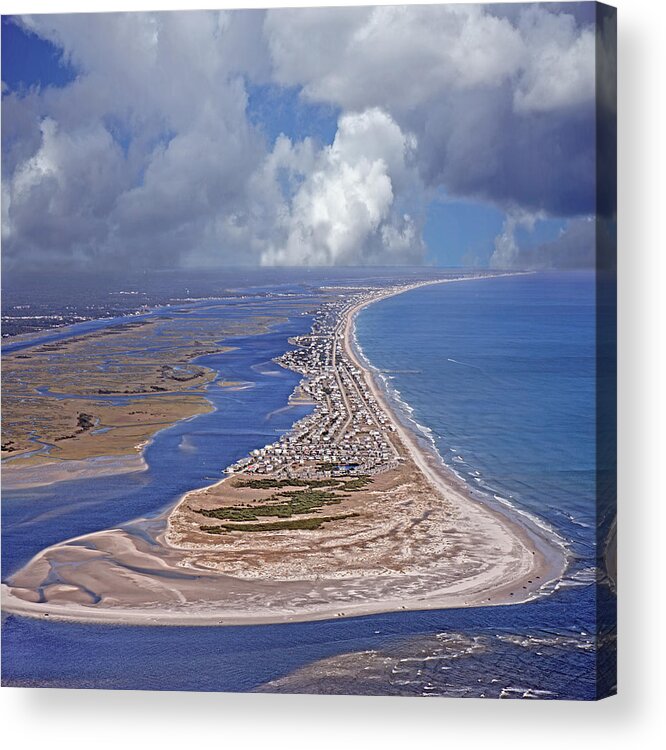 Topsail Acrylic Print featuring the photograph Best Kept Secret Aerial Shhh by Betsy Knapp
