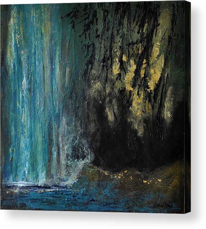 Sonal Raje Acrylic Print featuring the painting Freefall by Sonal Raje