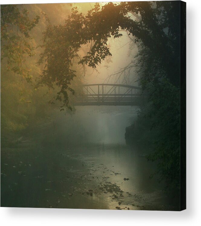  Acrylic Print featuring the photograph Furnace Run - Square by Rob Blair
