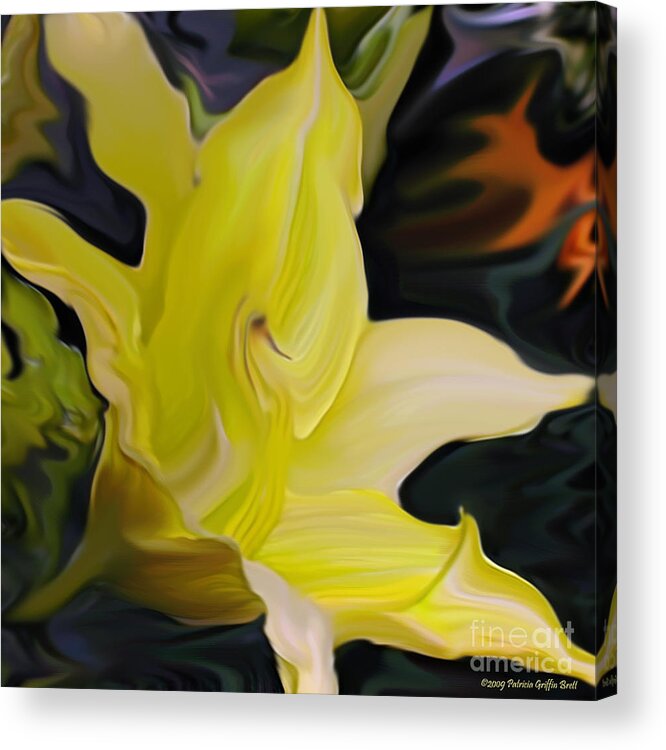 Fine Art Print Acrylic Print featuring the painting Glory II by Patricia Griffin Brett