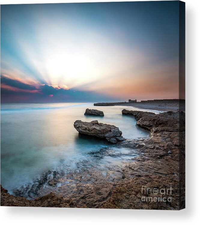 Africa Acrylic Print featuring the photograph Good Morning Red Sea by Hannes Cmarits