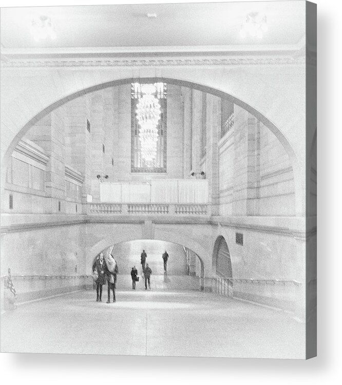 High Key Acrylic Print featuring the photograph Grand Central Station by Lora Lee Chapman