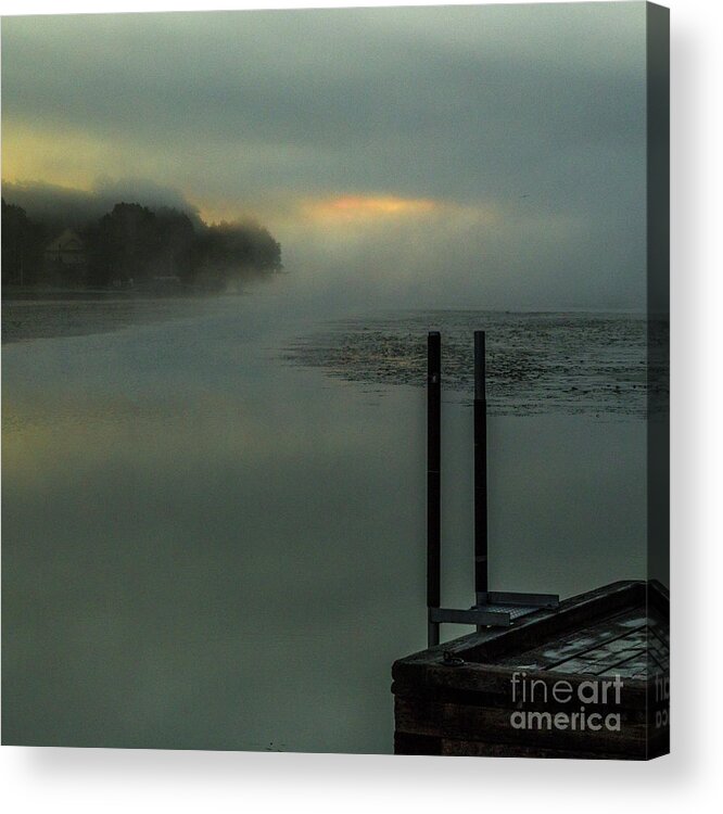 Calm Acrylic Print featuring the photograph Grass Creek Sunrise 2 by Roger Monahan