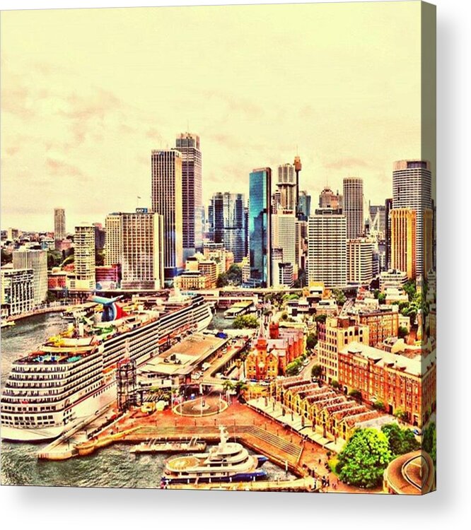 Town Acrylic Print featuring the photograph Sydney Habour by Daisuke Kondo