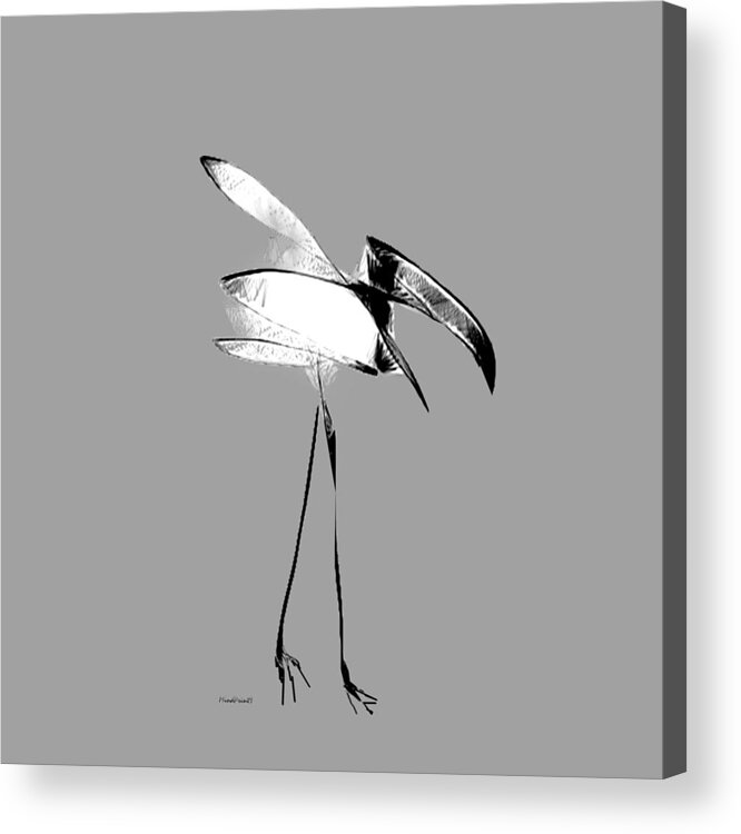 Creature Acrylic Print featuring the digital art Haggard by Asok Mukhopadhyay