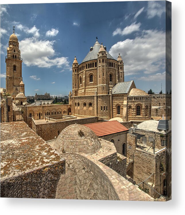 Abbey Acrylic Print featuring the photograph Hagia Maria Sion 1 by Dimitry Papkov