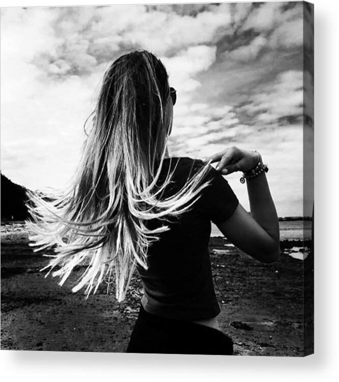 Hairstyle Acrylic Print featuring the photograph Hairflick Photo By @pauldalsasso 
this by Paul Dal Sasso