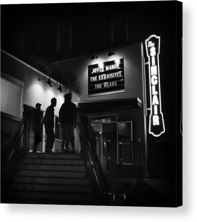 Kate Hannon Acrylic Print featuring the photograph Hanging at the Sinclair by Kate Hannon