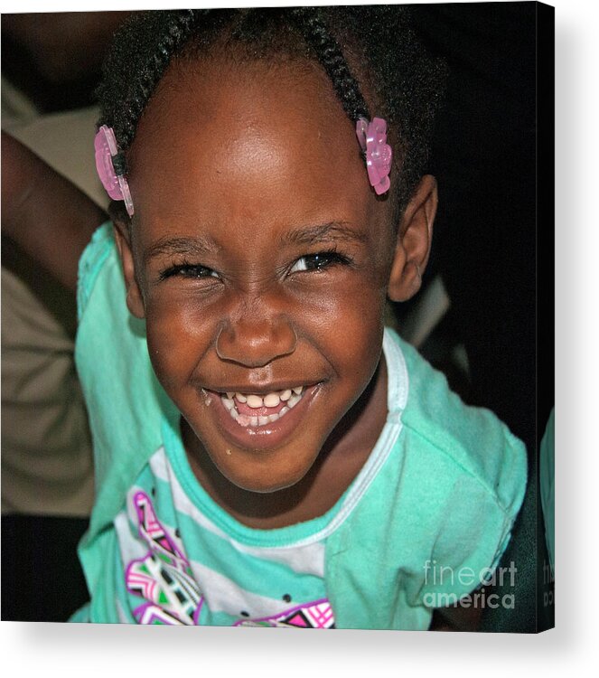  Acrylic Print featuring the photograph Happy Child by George D Gordon III
