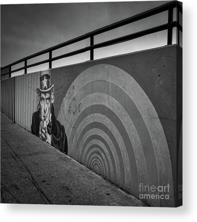 Chicago Acrylic Print featuring the photograph He wants you by Izet Kapetanovic