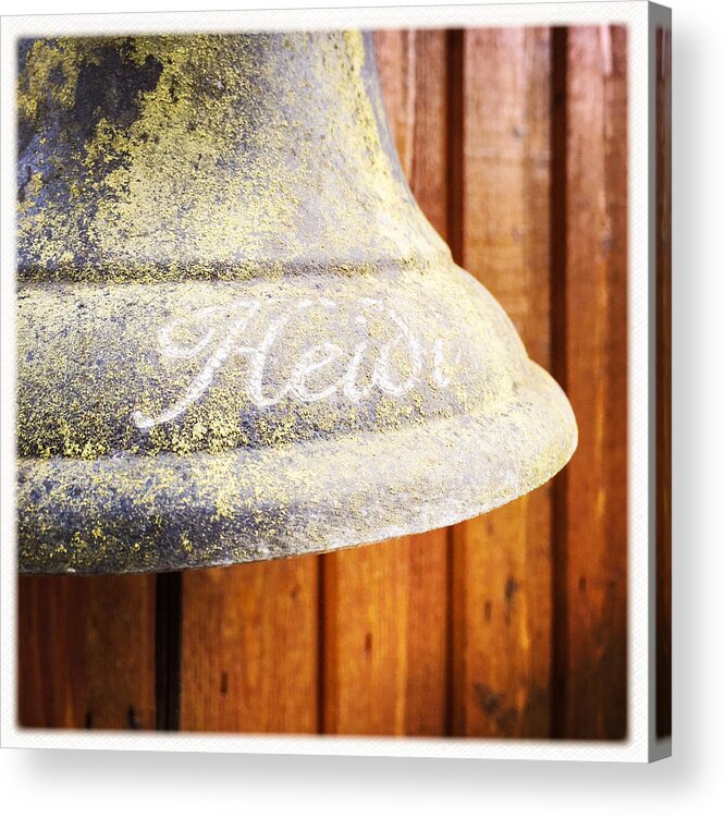 Bell Acrylic Print featuring the photograph Heidi bell by Matthias Hauser