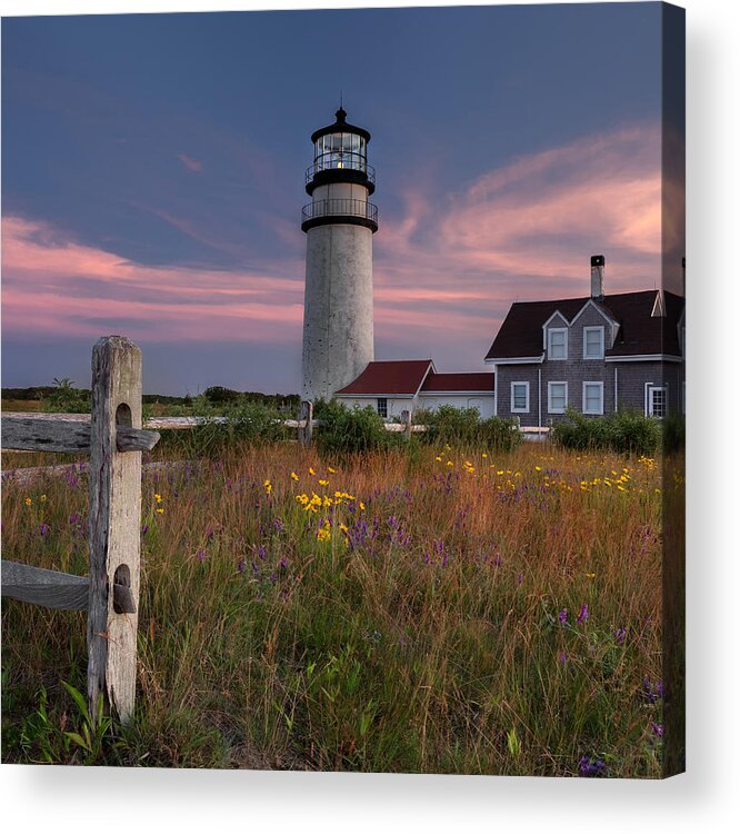 Square Acrylic Print featuring the photograph Highland Light 2015 Square by Bill Wakeley