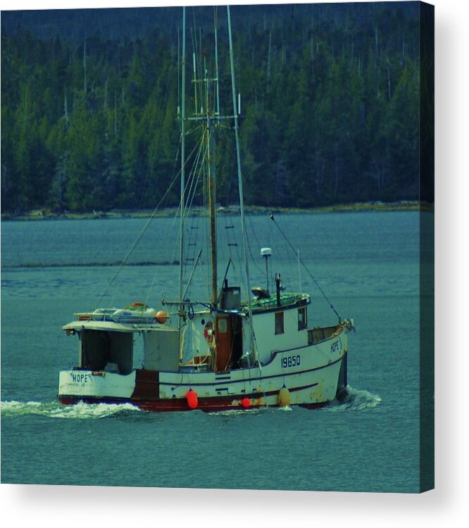 Alaska Acrylic Print featuring the photograph Hope Floats by Helen Carson