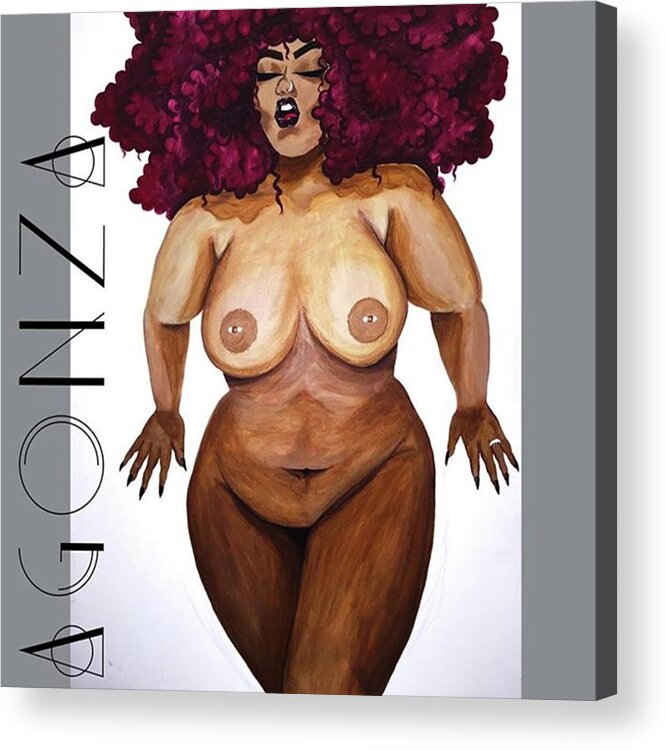 Thickgirls Acrylic Print featuring the photograph I Think I'm Finished Lol #thickgirls by AGONZA Art