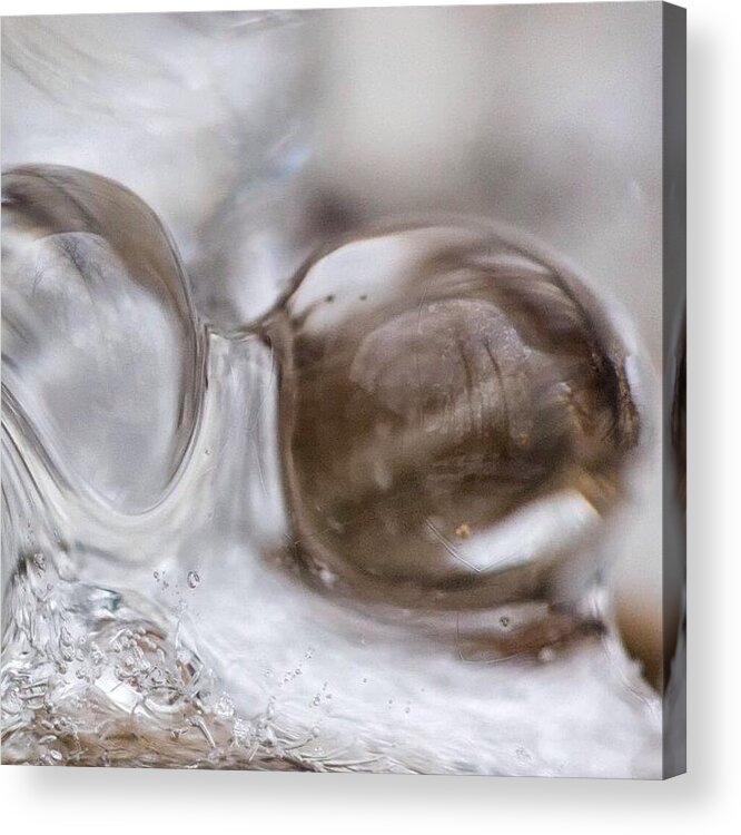 Rcspics Acrylic Print featuring the photograph Ice 03c by Dave Edens