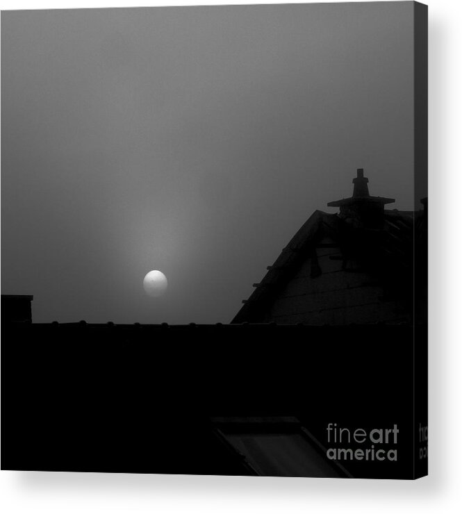Moon Acrylic Print featuring the photograph In the middel of the night by Elisabeth Derichs