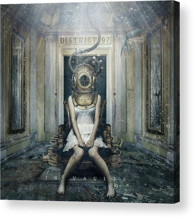  Acrylic Print featuring the digital art In Vaults by District 97