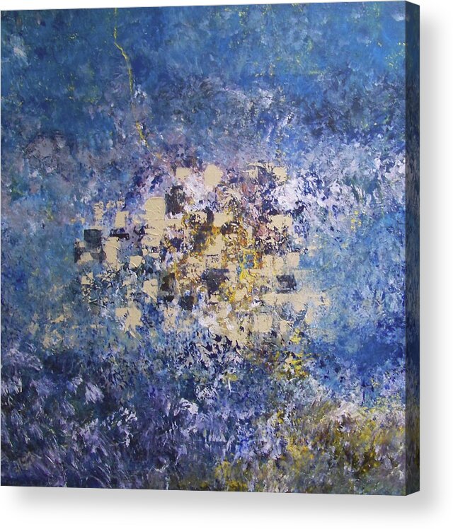 Abstract Acrylic Print featuring the painting Inner movement by Dennis Ellman