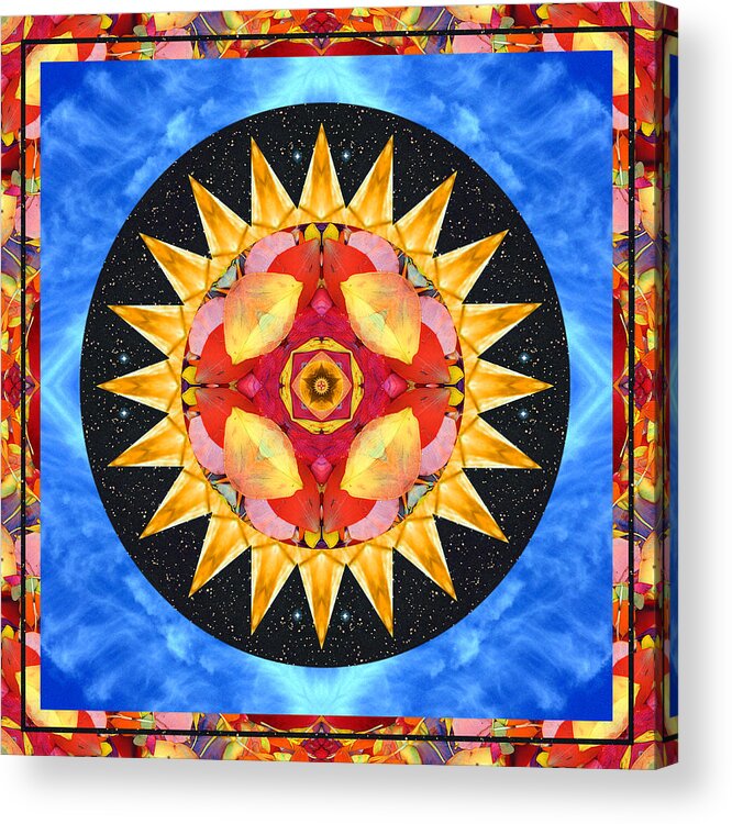 Yoga Art Acrylic Print featuring the photograph Inner Sun by Bell And Todd