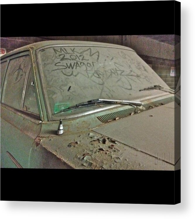 Classic Car Acrylic Print featuring the photograph Dusty Rusty Car by Jason Freedman