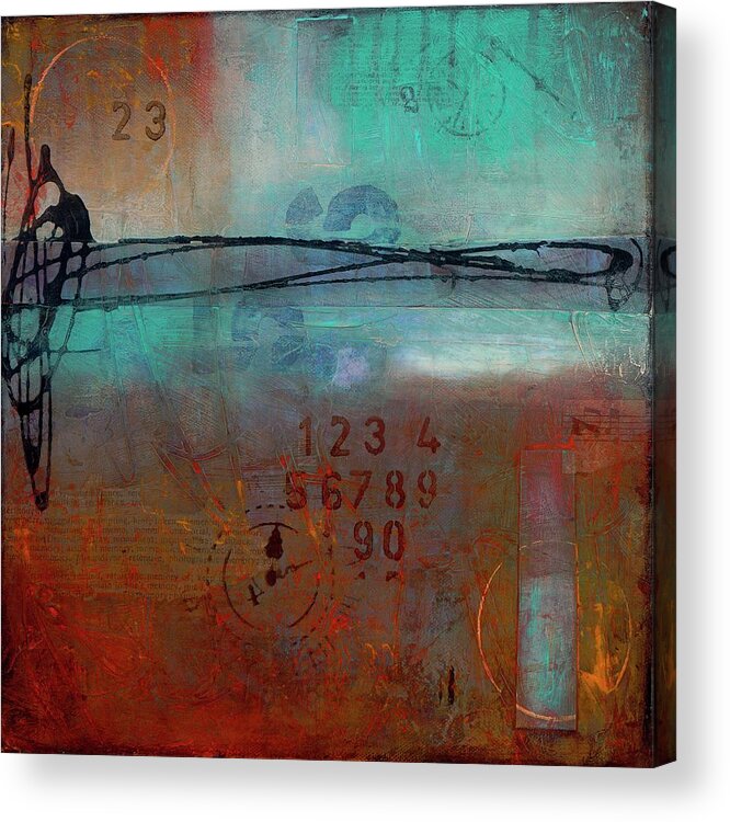 Acrylic Acrylic Print featuring the painting Into Retrospection by Brenda O'Quin