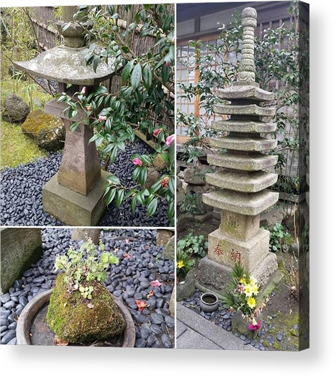 Scenery Acrylic Print featuring the photograph Japanese Garden In Kamakura by Lady Pumpkin