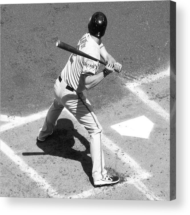 Mlb Acrylic Print featuring the photograph #jjhardy #baltimore #orioles by Pete Michaud