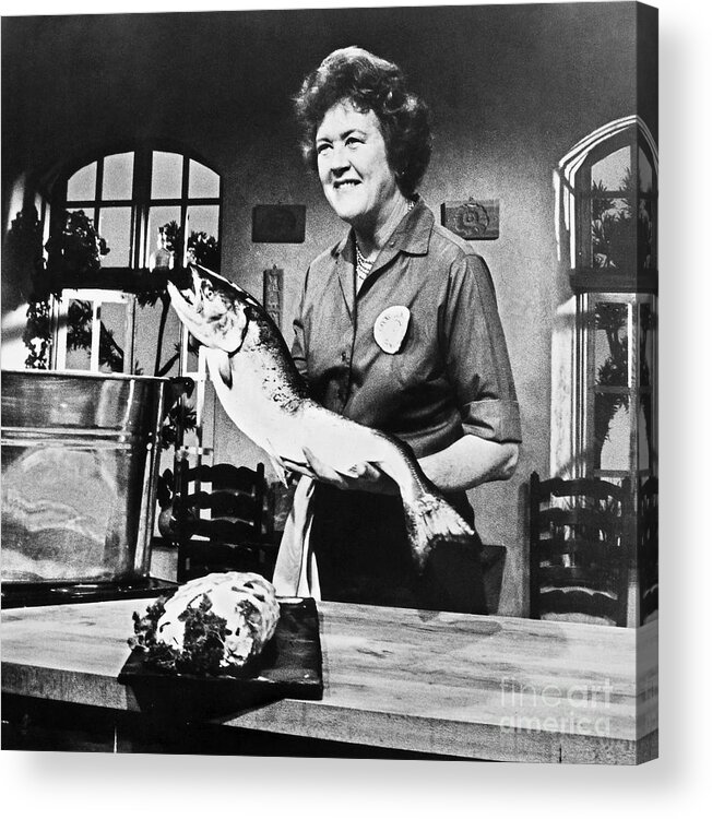 1973 Acrylic Print featuring the photograph Julia Child by Granger